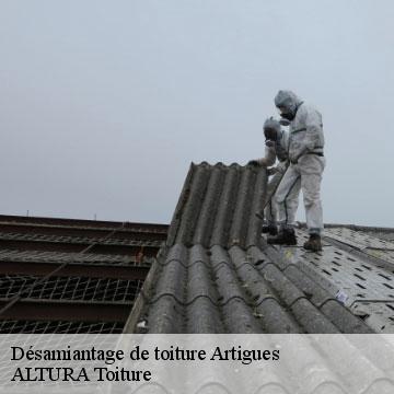 Désamiantage de toiture artigues-09460 ALTURA Toiture