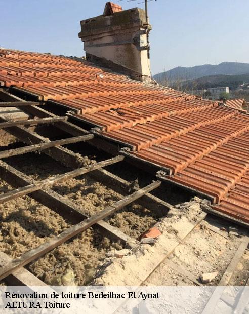 Rénovation de toiture  bedeilhac-et-aynat-09400 ALTURA Toiture 