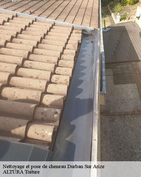 Nettoyage et pose de cheneau  durban-sur-arize-09240 ALTURA Toiture 