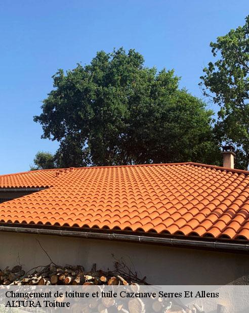 Changement de toiture et tuile  cazenave-serres-et-allens-09400 ALTURA Toiture 