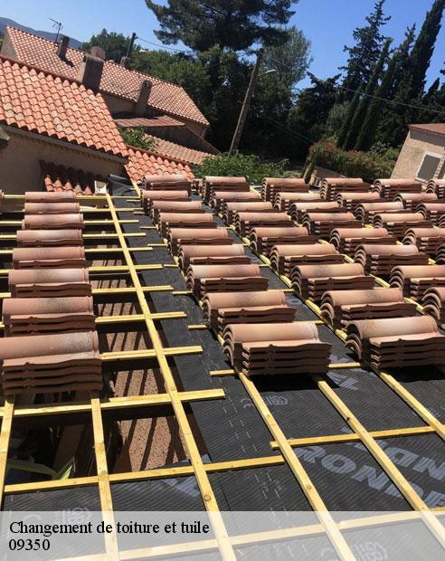 Changement de toiture et tuile  daumazan-sur-arize-09350 ALTURA Toiture 