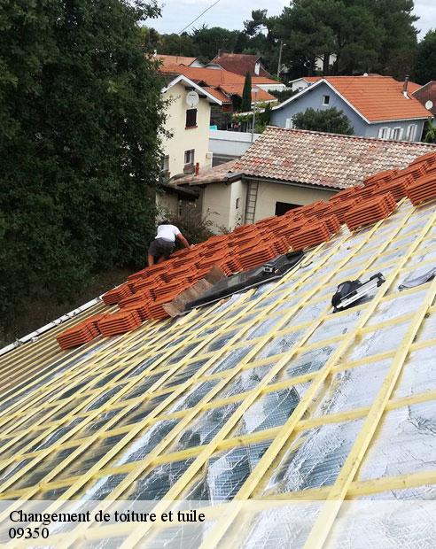 Changement de toiture et tuile  loubaut-09350 ALTURA Toiture 
