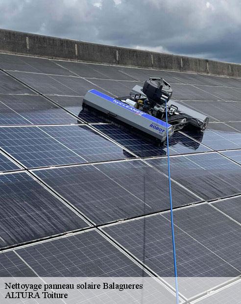 Nettoyage panneau solaire  balagueres-09800 ALTURA Toiture 