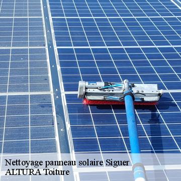Nettoyage panneau solaire siguer-09220 ALTURA Toiture